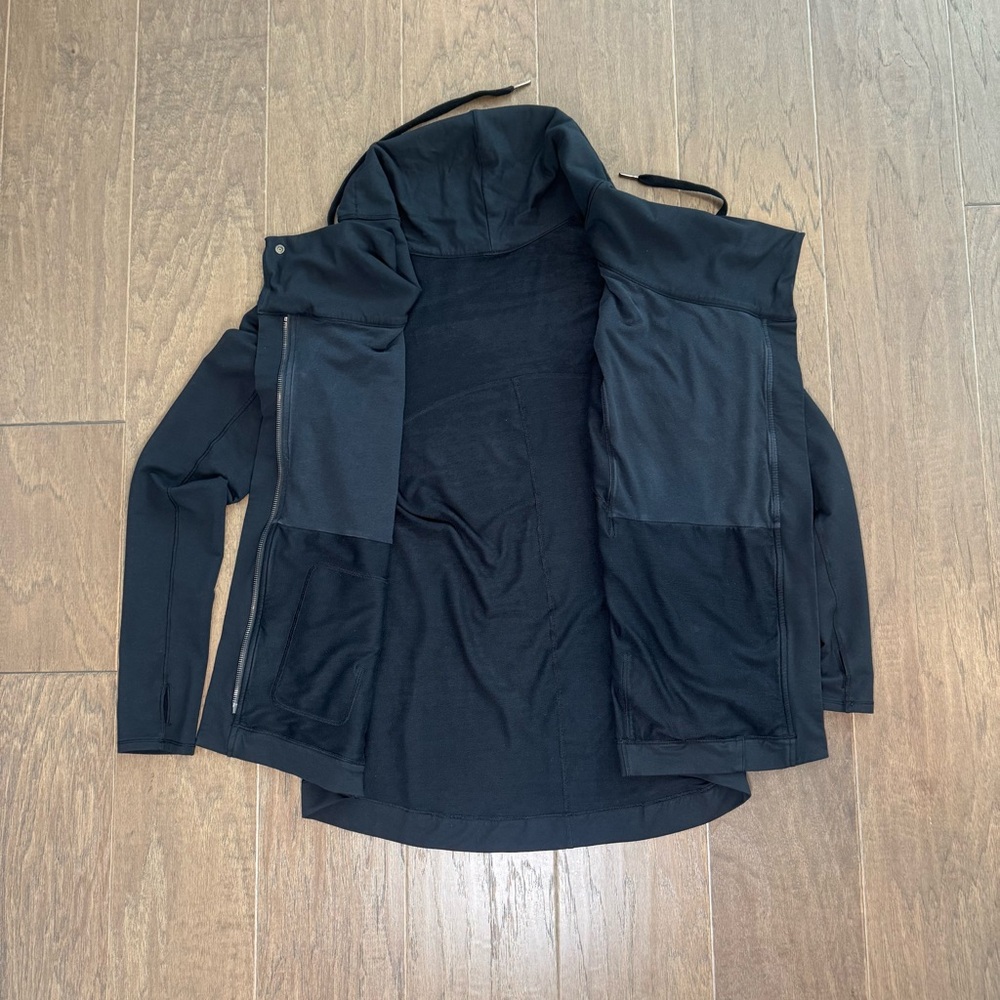 Lululemon Tunic-Length Cozy Black Jacket - Picture 15 of 16